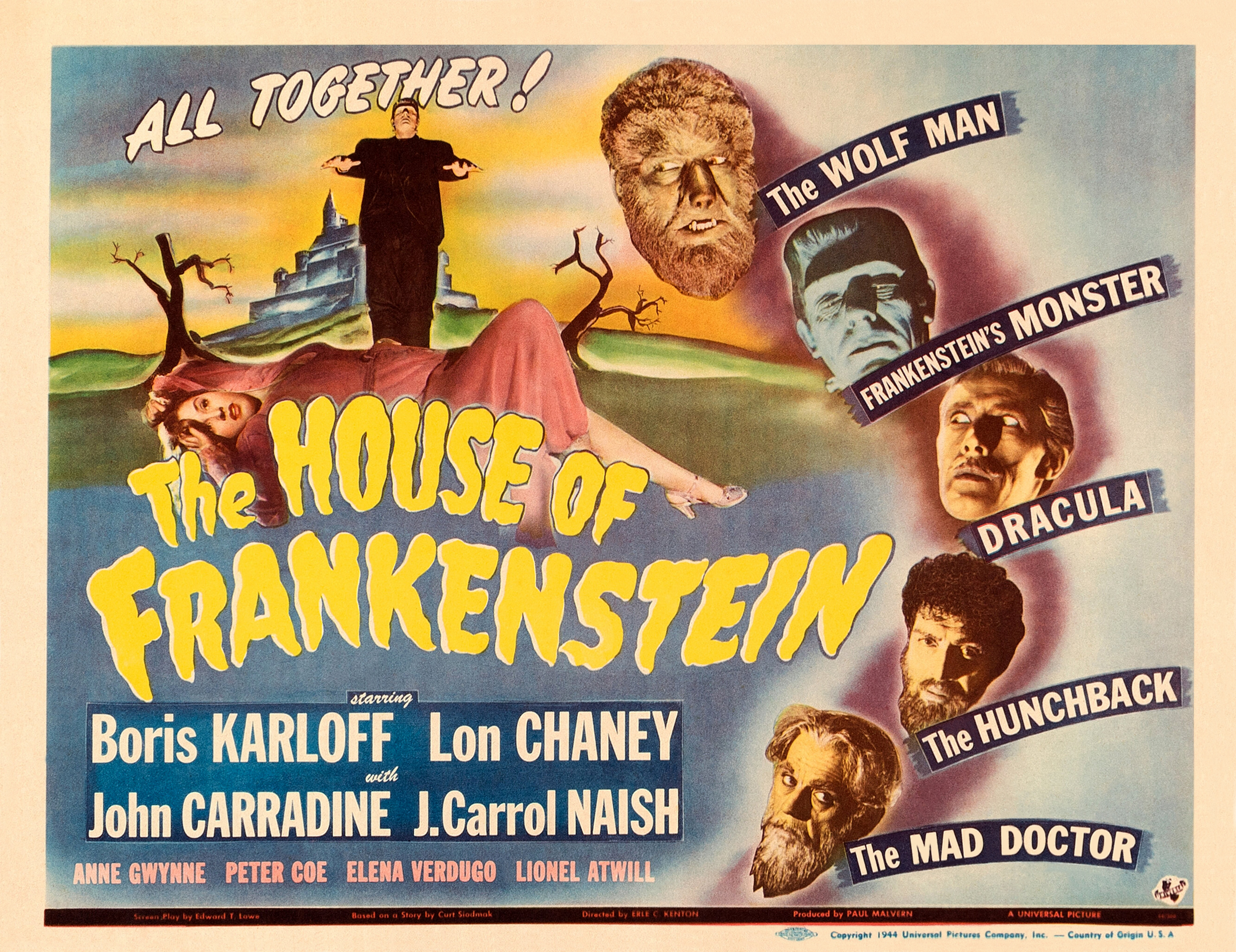 House of Frankenstein 1944 Horror Film Wiki FANDOM